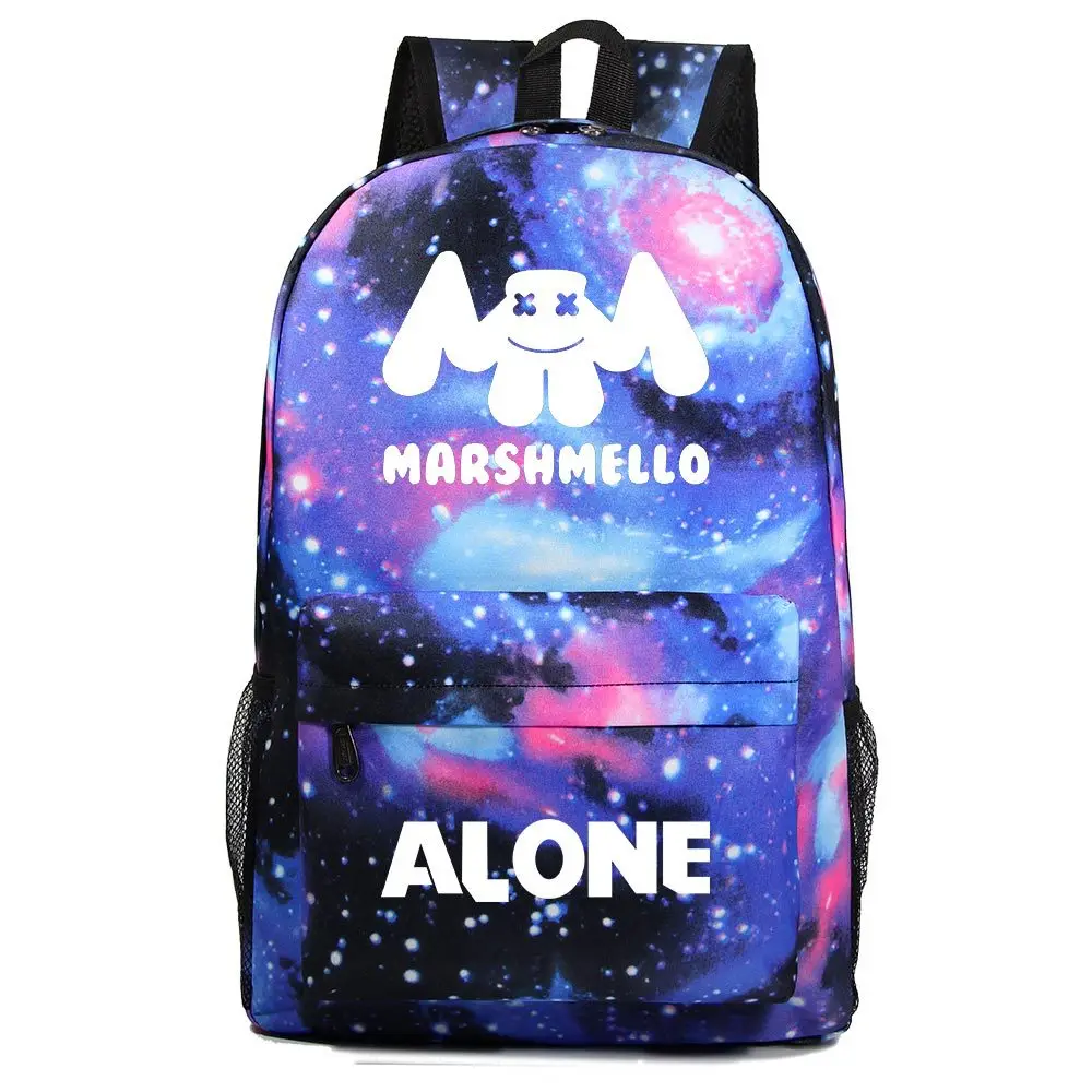 

Cartoon Foreign Trade Hot Sales Related Products Electronic Music DJ Cotton Candy Teenager Schoolbag Men And Women Casual Backpa