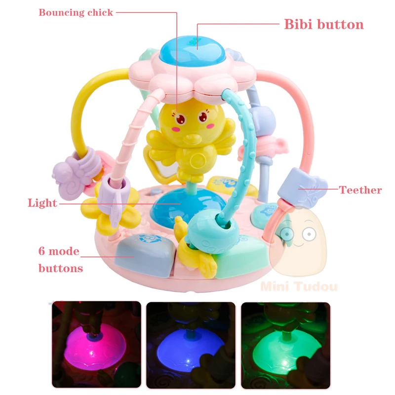 Baby Rattle Activity Ball Rattles Educational Toys For Babies Grasping Ball Puzzle Playgro Baby Toys 0-12 Months climb Learning