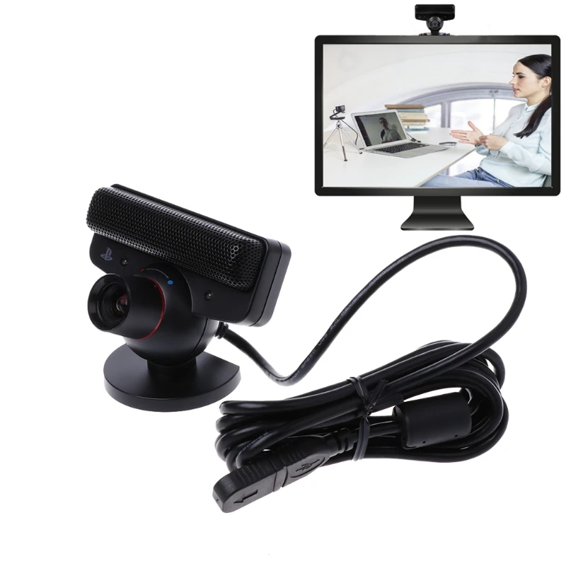 USB 2 0 480P встроенные 4 микрофонные веб-камеры для Sony Playstation 3 PS3 игровая система глаз |