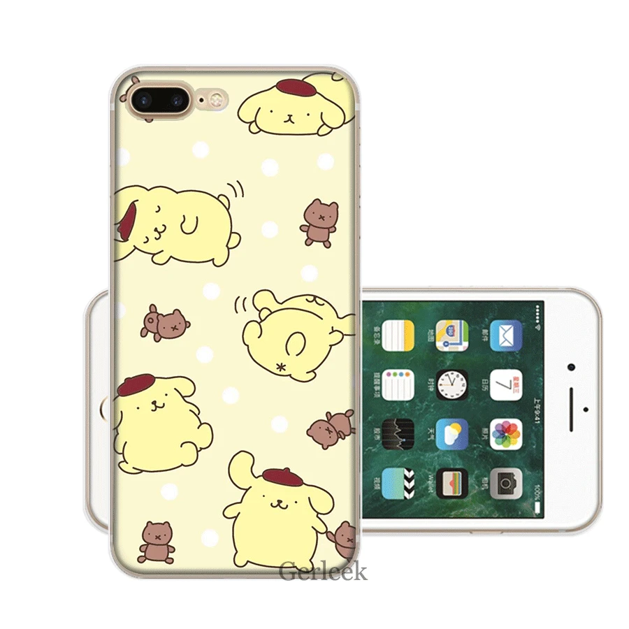 Чехол для мобильного телефона iPhone 11 Pro 6 6s 7 8 P Lus iPhone XR X XS Max 5 5S SE Shell Cute pompomparin Прекрасный жесткий чехол