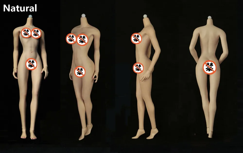 Jiaou Doll 1/6th JIAOUDOLL Super Flexible European Sharp Female Seamless Bodies