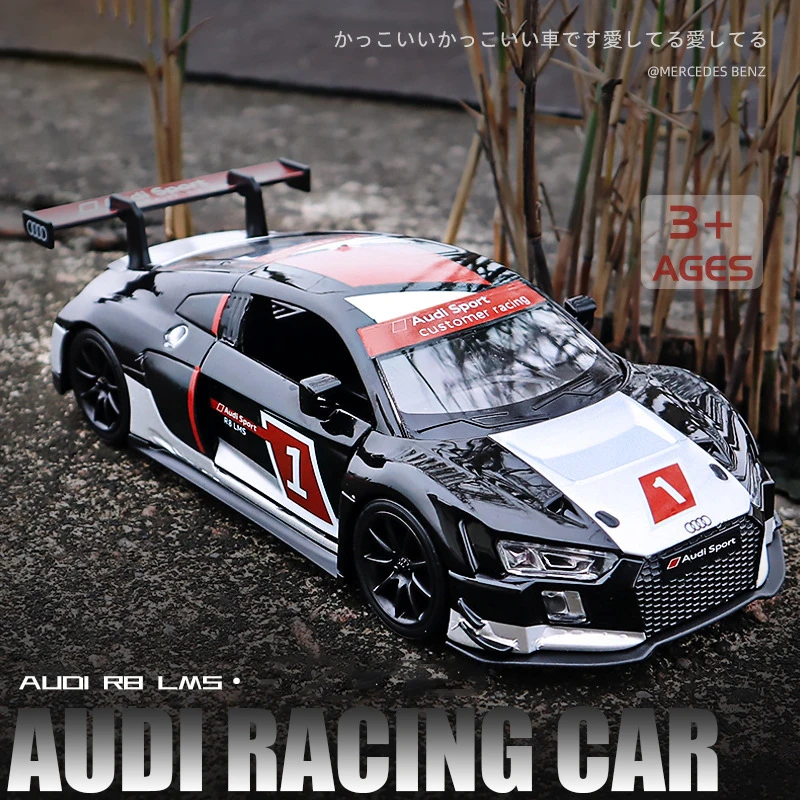 1 32 Audi R8 Lms Racing Car Alloy Car Model Diecasts Toy Vehicles Car Model Miniature Scale Model Sports Car Toys For Children Diecasts Toy Vehicles Aliexpress