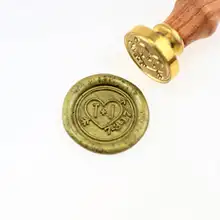 Изготовленный на заказ штамп для восковой печати с сердечками и инициалами/сохранить дату монограммный штамп/Пользовательские Свадебные печати/печать свадебного приглашения/пользовательские weddin