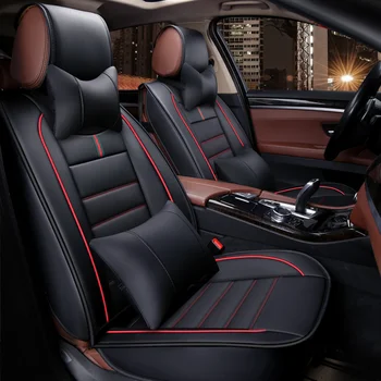 

2019 new arrival pu leather Car seat cushions not moves universal seats cover suitcase non slide general leaps hatchards cushion