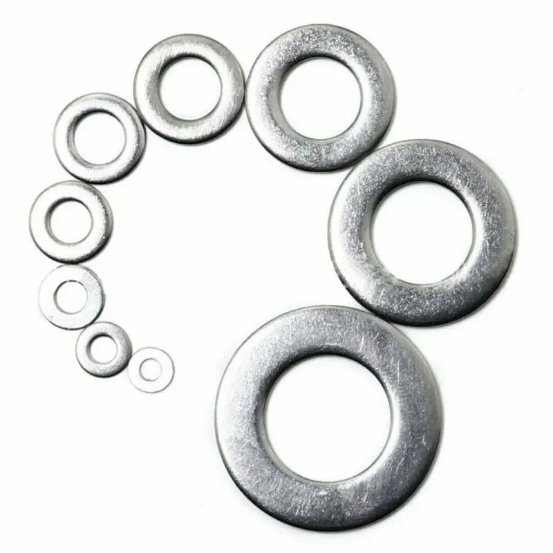 580 шт./компл. Нержавеющая сталь плоские шайбы из нержавеющей стали набор для M2 M2.5 M3 M4 m5 m6 m8 m10 m12