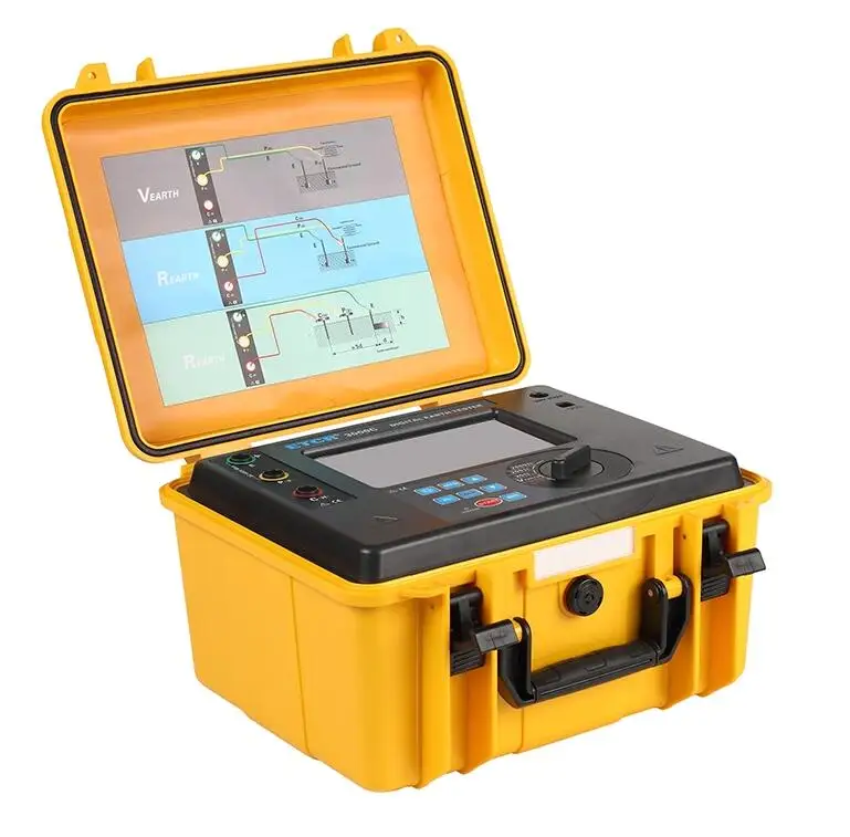 

ETCR3000C Digital earth resistance tester for electrical equipment rechargeable lithium battery ground resistance measurement