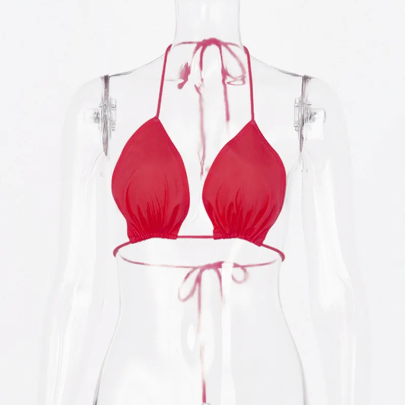 red tube tops BKLD осенний комплект из двух частей для бега женские спортивные костюмы повседневные однобортные пальто с длинным рукавом и спортивные штаны комплекты без трубок Топы - Цвет: red tube tops