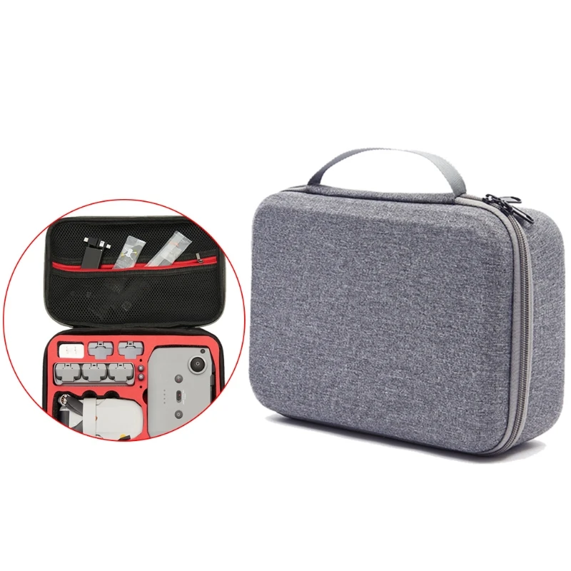 Handbag Storage Carrying Case Travel Box for Mavic Mini 2 Fly More Combo, Battery & Charger Apdater and Accessaries