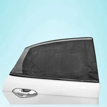 Новая 2шт Автомобильная сетка на окно Солнцезащитная сетка крышка Анти Москитная УФ-защита занавеска 120*50 см подходит для большинства внедорожников
