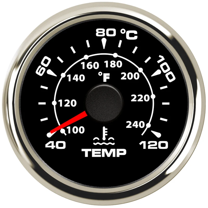 52 mm Car Water Temperature Gauge 40-120 Celsius Digital Thermometer Temp | Автомобили и мотоциклы