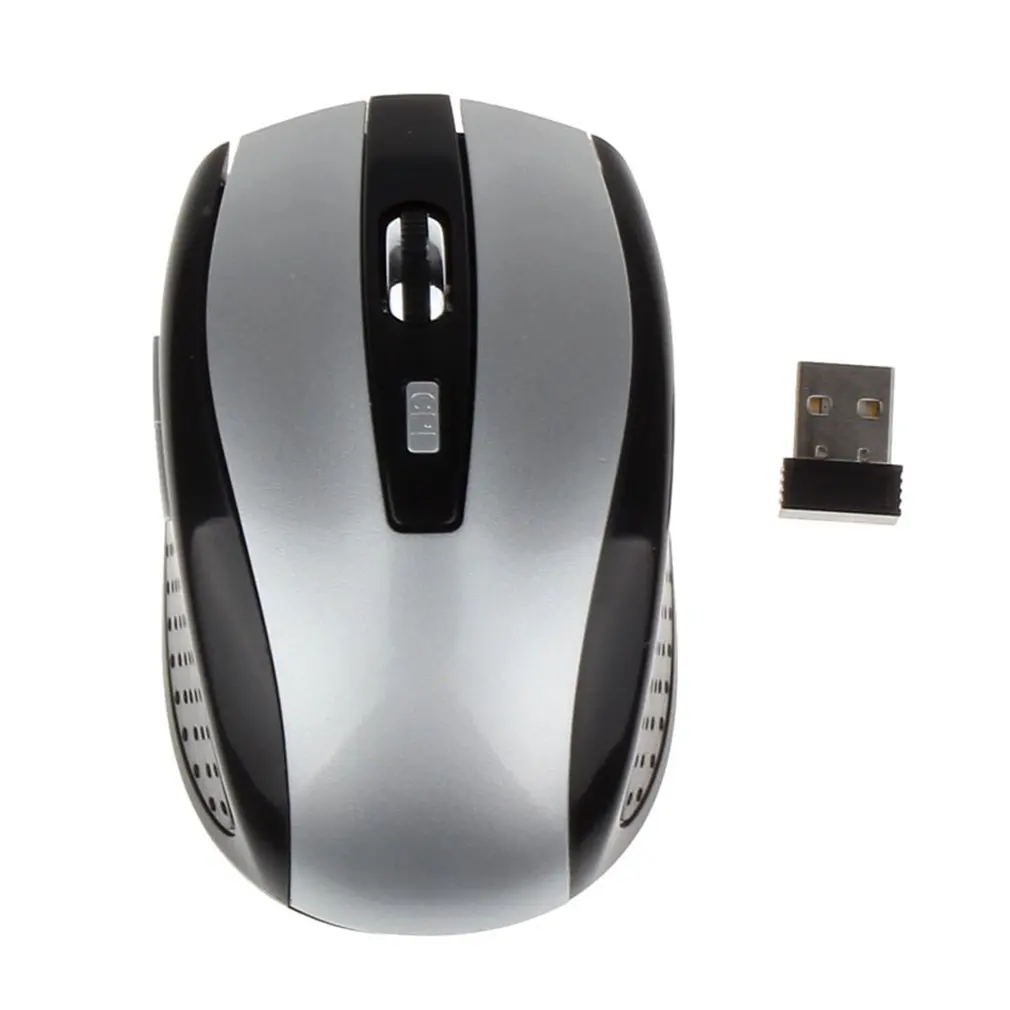 

Mini 2.4G Wireless Mouse 6D 1000DPI PC Wireless Mouse Receiver with USB Interface for Laptops Laptops Desktop Computers