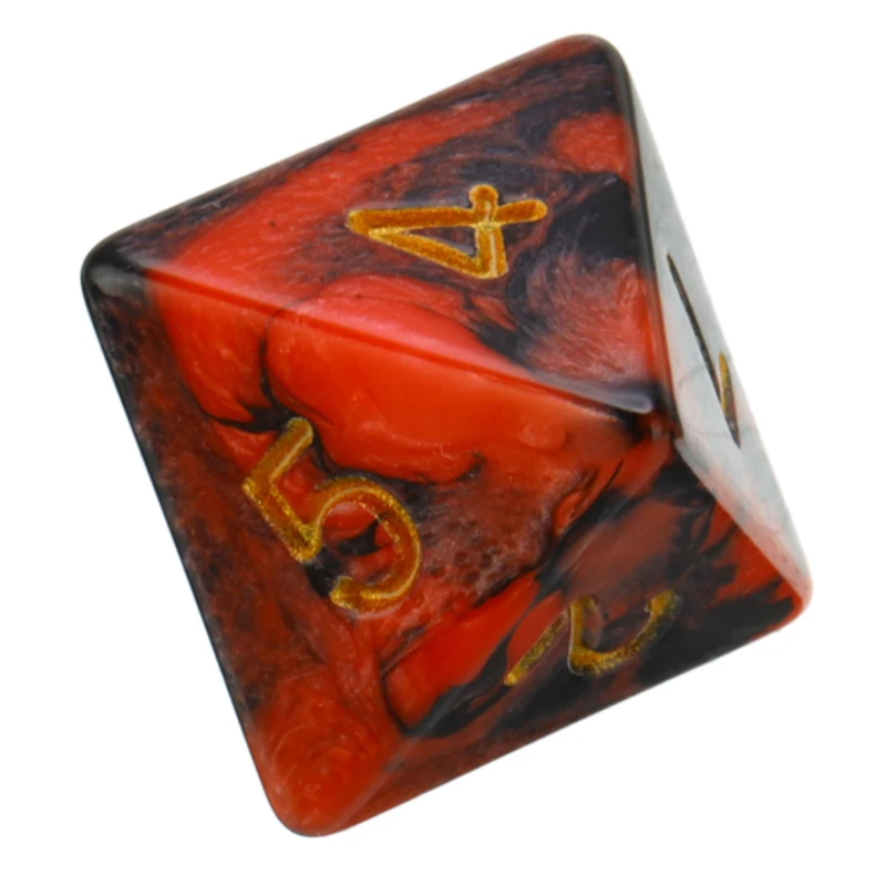 35 шт./компл. многогранные кубики для DND RPG MTG игры Подземелья и Драконы разноцветные настольные игры D4, D6, D8, D10, D12, D20