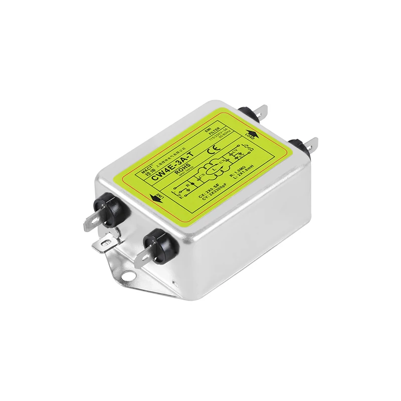 Однофазный фильтр EMI 220 В 50/60 Гц CW4E 3A/6A/10A/20A/30A T с подключением|Индукторы| |