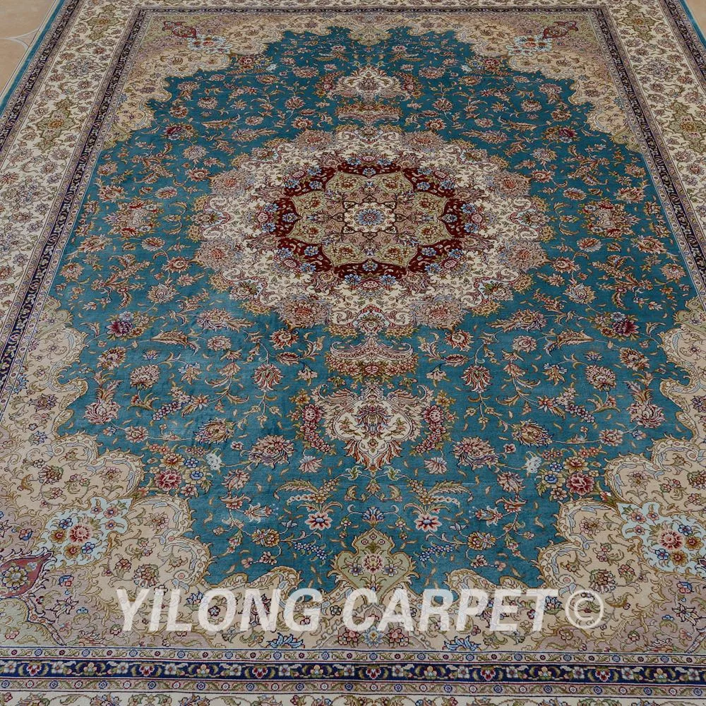 Yilong 5,5 'x8' персидский шелковый ковер прямоугольник vantage шелковые ковры для продажи(YL1113A