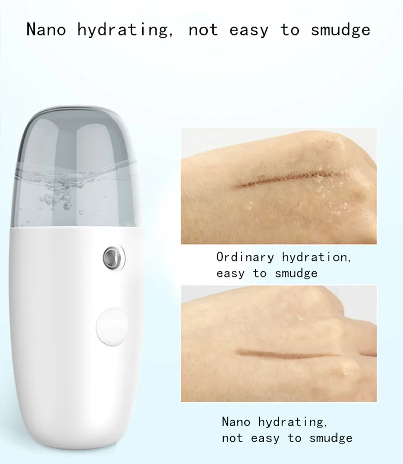 Face Steamer Beauty Spray Hand-held Water Machine Moisturizing Nano Ionic Mist Face Humidifier USB Facial Pore Cleansing Tool Face Steamer Beauty Spray Hand-held Water Machine Moisturizing Nano Ionic Mist Face Humidifier USB Facial Pore Cleansing Tool