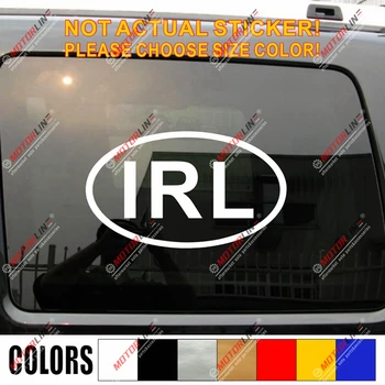 

Ireland IRL Oval Country Code Decal Sticker Car Vinyl Irish pick size