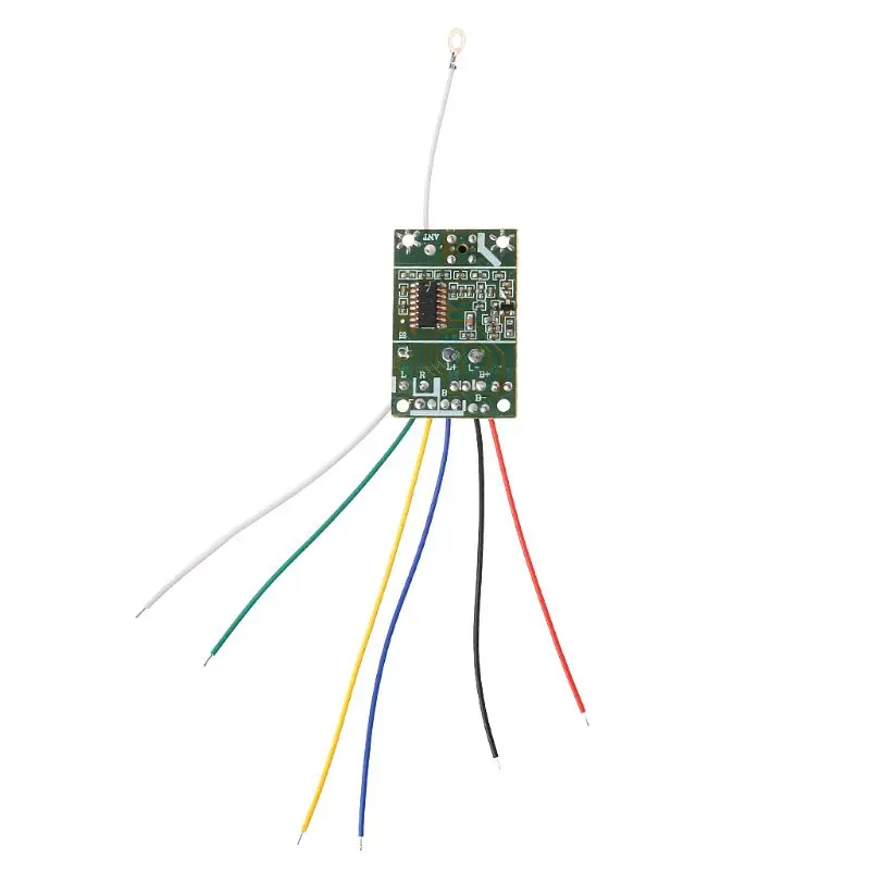 4CH RC Remote Control 27MHz Circuit PCB Transmitter and Receiver Board with Antenna Radio System for Car Truck Toy