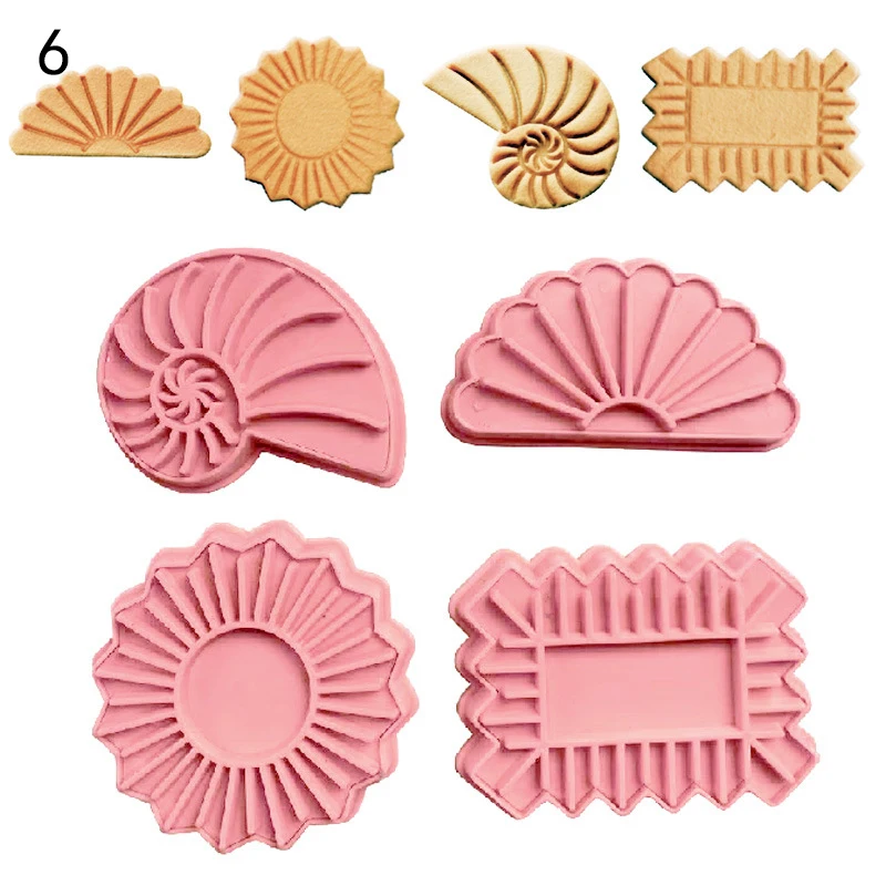 9 Styles 4PcsLot Cookie Cutter Biscuit Sugar Mold Baking Sugar Chocolate Fondant Party Mould For Cupcake Cake Decorating Tools16