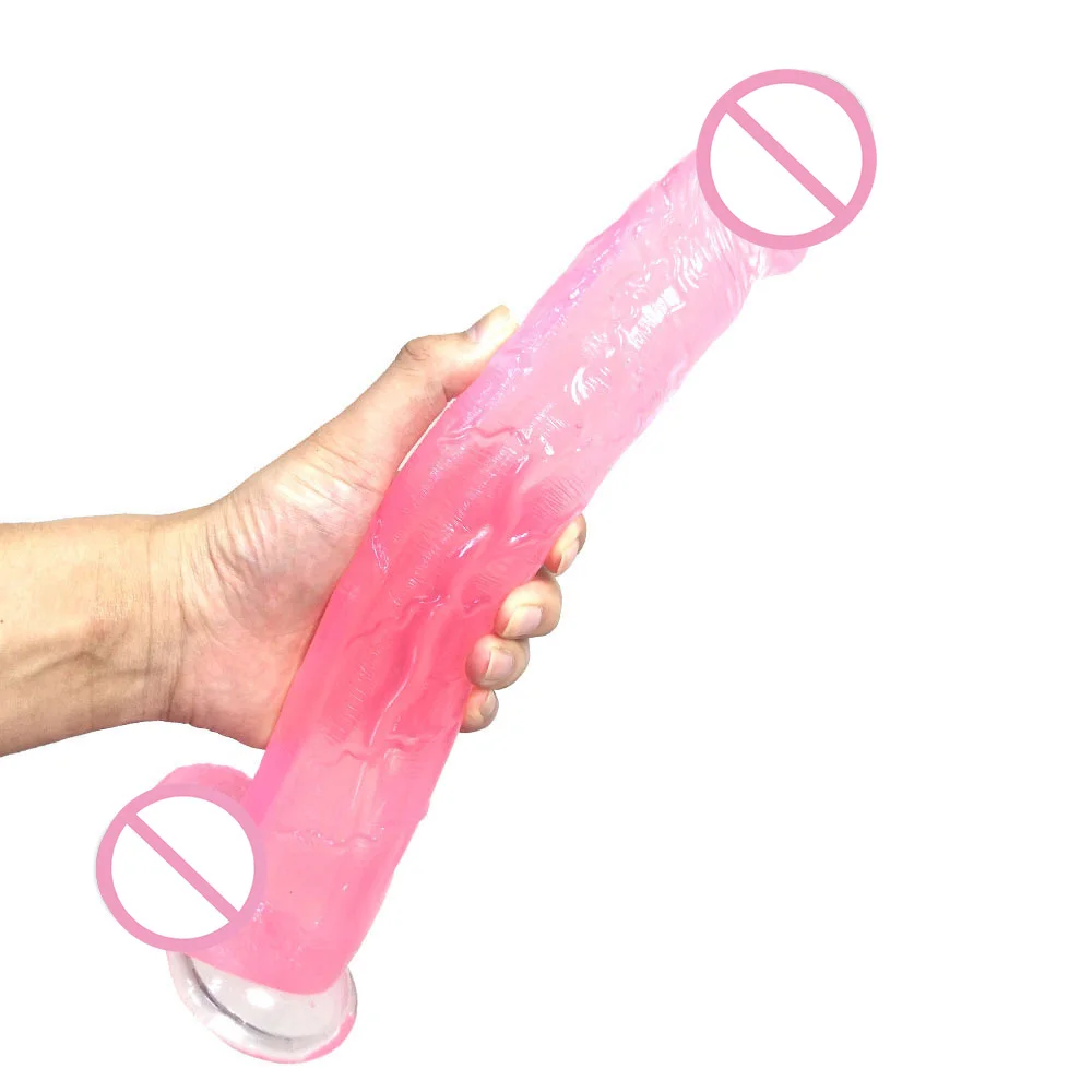 Розовый вибратор огромный реалистичный пенис мягкий большой фаллоимитатор Женский счастливый удовольствие косплей реквизит