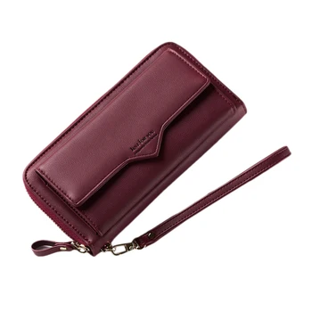 

EYES in LOVE Large Capacity Women Wallet Clutch Cell Phone Pocket Card Holder Long Wallets Female Wristband Ladies Handbag Purse