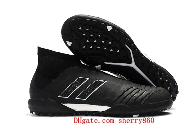 Дешевые мужские кожаные футбольные бутсы Predator Tango accelerator 18 в TF turf футбольные бутсы домашние футбольные бутсы chuteiras Pogb