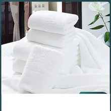 Полотенце хлопок белая Платина атласное однотонное полотенце домашнее полотенце для отеля