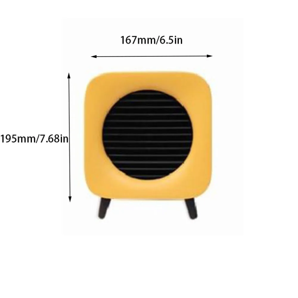Mini Two-stage Control Heater Time Washable Mini Heater Small Desktop Heater Multi-functional Desktop Heater