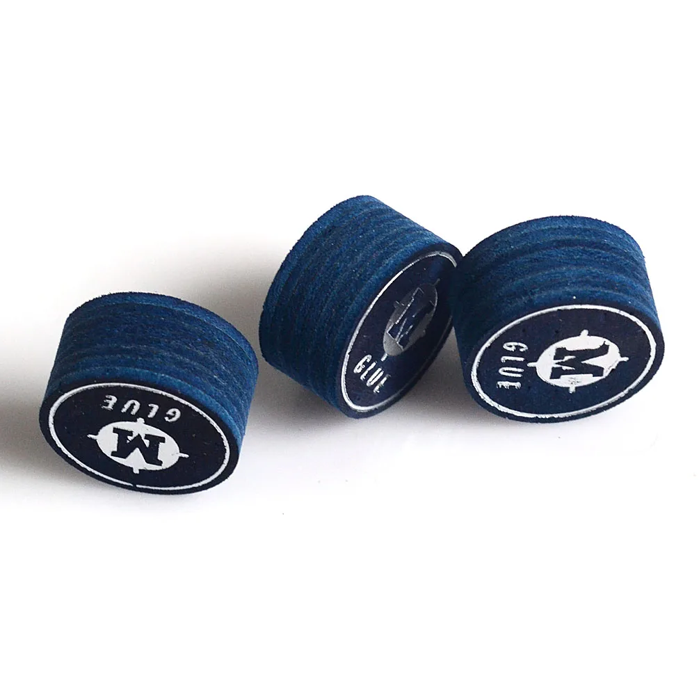 Pool Cue Tips CUESOUL Pool Billiard Cue Tips 14 mm-S/M/H-Set of 3 Blue pool cue tips billiard cue tips billiard accessories