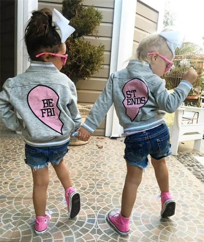 Осенняя детская зимняя Best Friend Детская одежда Куртки Пальто для младенцев Зимний