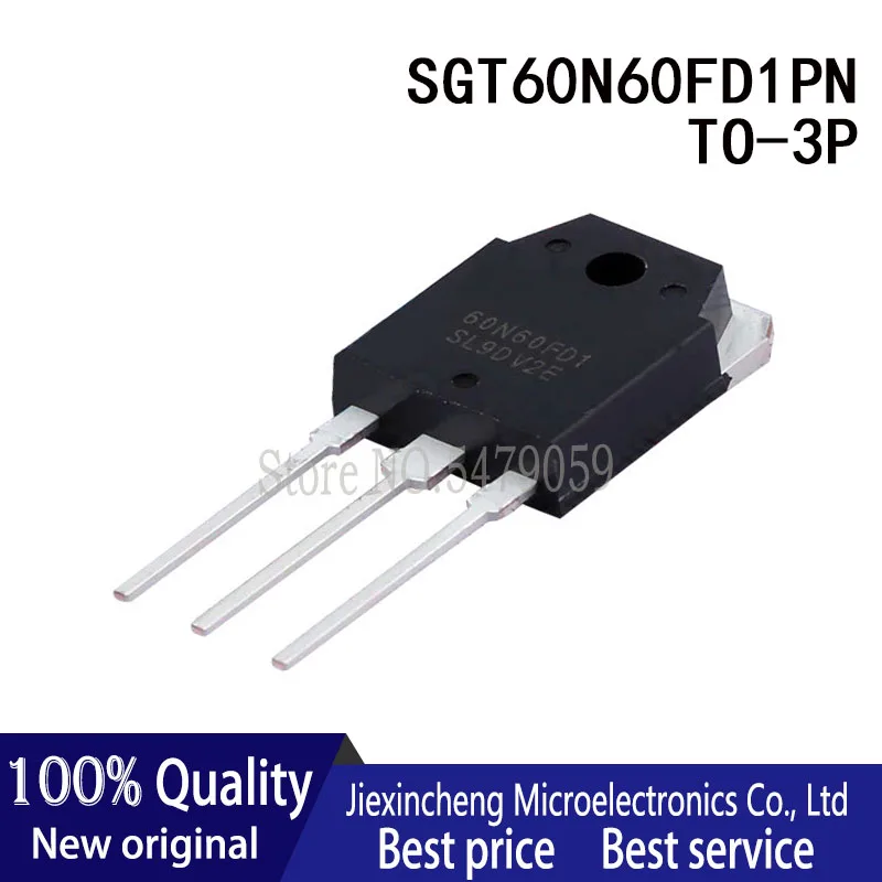

10PCS SGT60N60FD1PN 60N60FD1 TO-3P 600V 60A New original