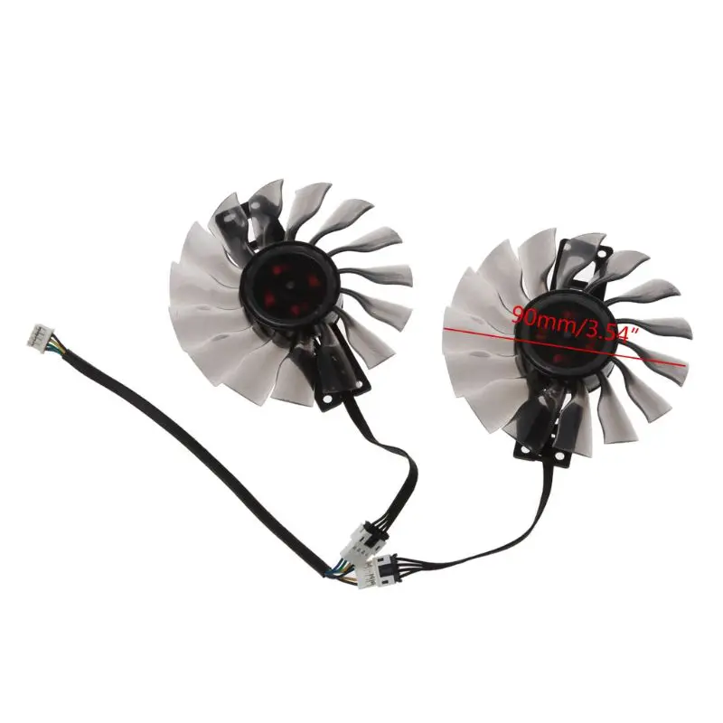 

2Pc GA92S2H 90mm 4PIN VGA Fan For GTX960 GTX970 Cooler Graphics Card Cooling Fan