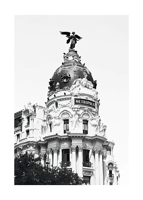 Plant Flowers Canvas Painting Minimalist Text Posters and Prints Black and White Architectural Wall Pictures for Living Room Art H