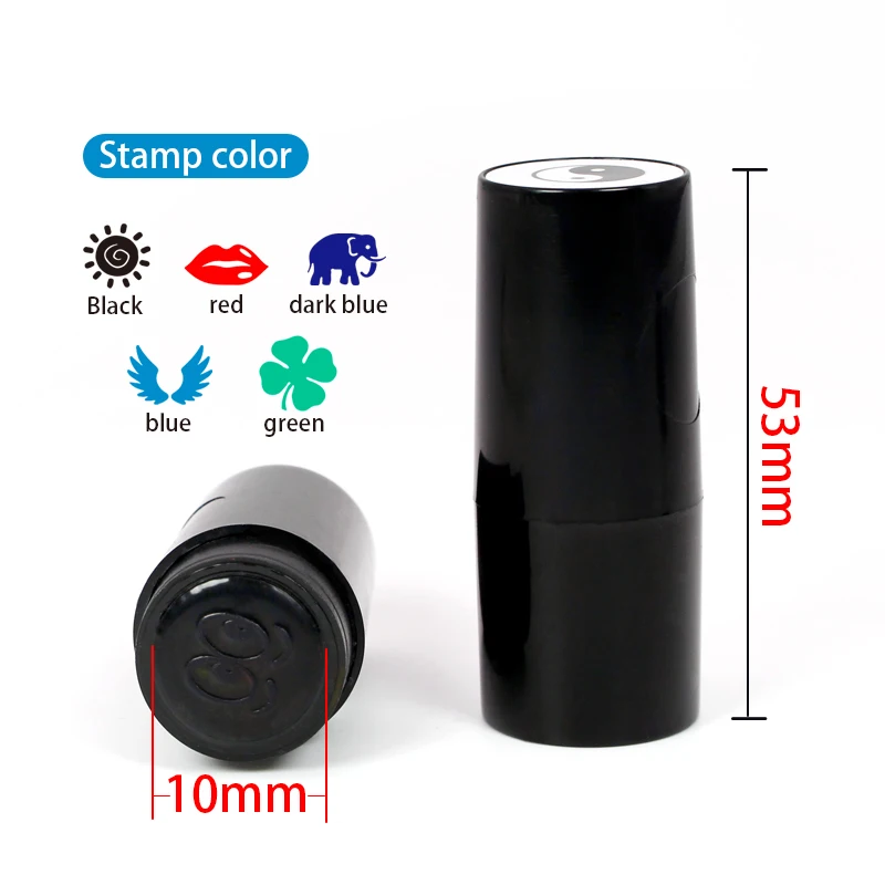 Name Stamp Golf Ball Stamper Stamp Marker Impression Seal Quick-dry Plastic Multicolors Golf Accessories Symbol For Golfer Gift