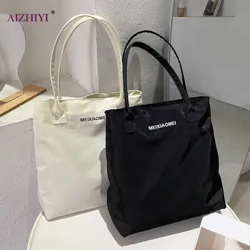 

Waterproof Oxford Shopping Bag Reusable Portable Totes Storage Handbag Pouch Popular Simple Female Daily Bag