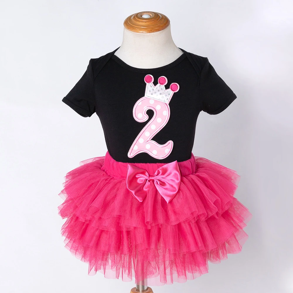 3Pcs Tutu Kids Newborn Romper Clothing Sets headband short-sleeved romper six-layer gauze dress bodysuit 0-2T Tutu Baby Clothes