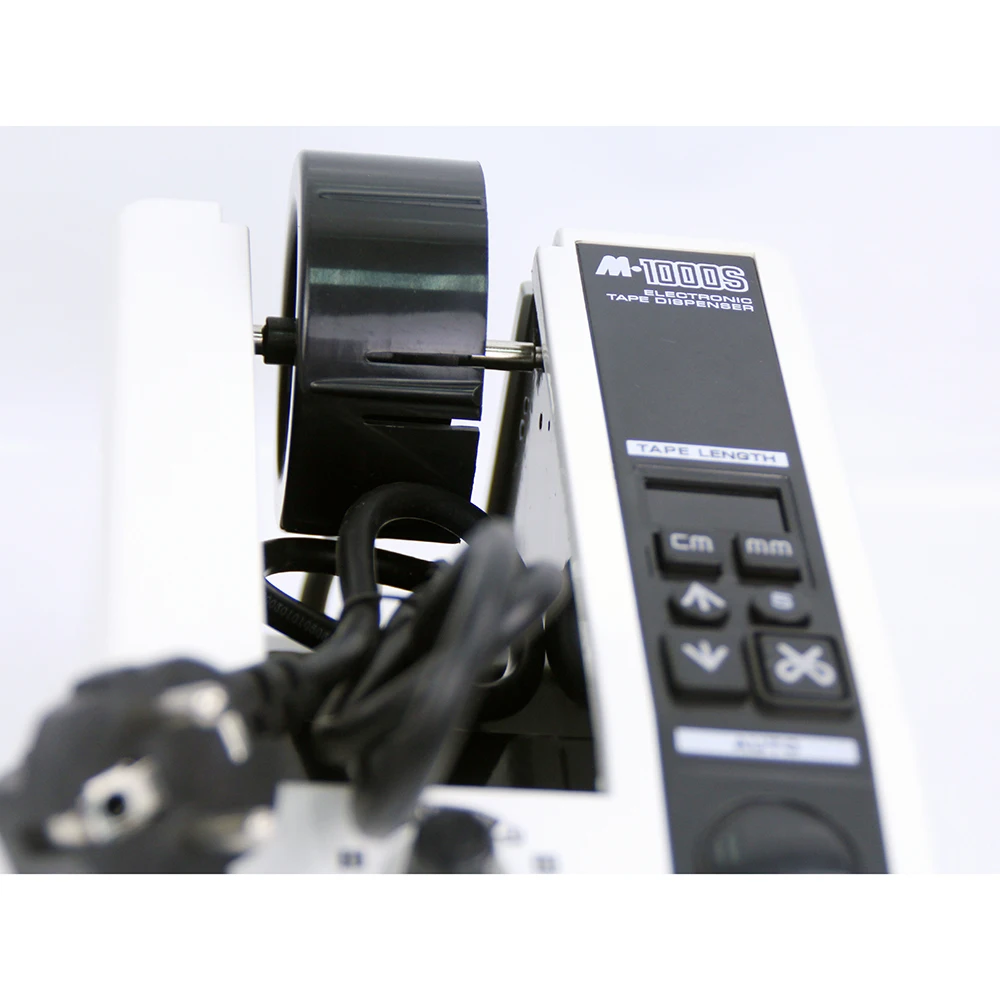 Высокая точность M-1000S автоматическая упаковочная лента диспенсер клейкая лента режущий станок 220 В, ширина 4-50 мм, длина 5-999 мм