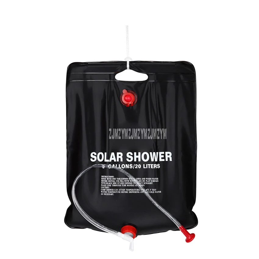 20L Shower Bag PVC Material Portable Solar Outdoor Camping Heated Water Bathing Picnic BBQ Hiking Storage New | Спорт и развлечения