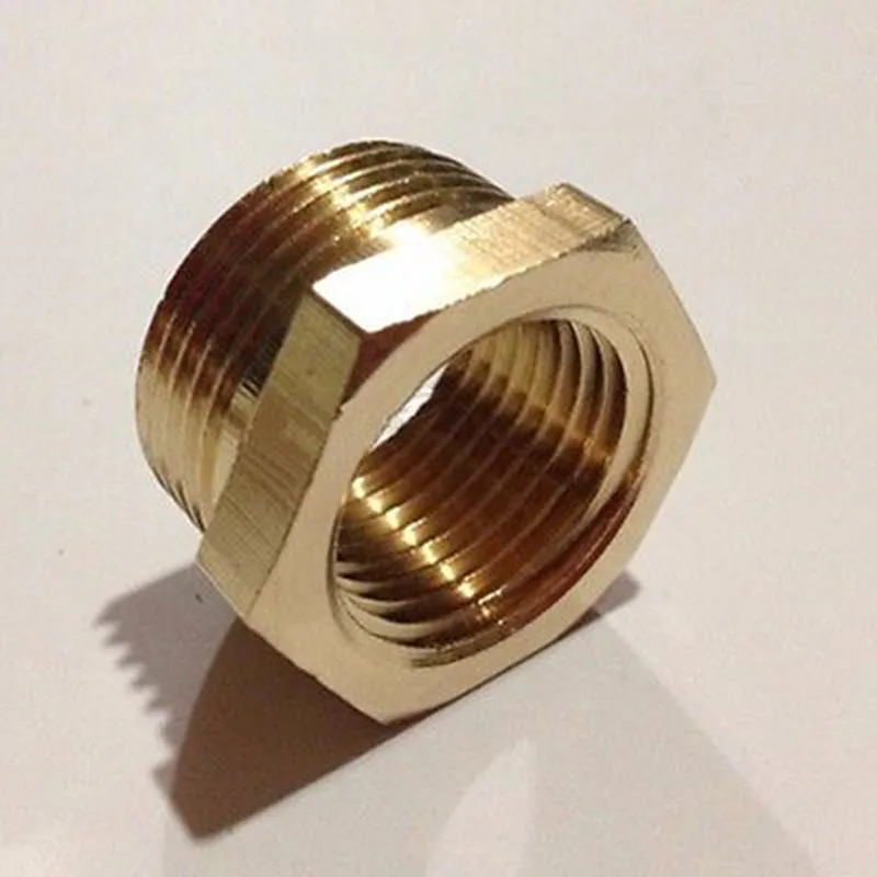 

Brass Reducer 3/4" BSP Male Thread to 1/2" BSP Female Thread Reducing Bush adapter Fitting Gas Air Water Fuel