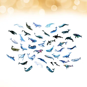 

Funny Whale Stickers Notebook Decorative Sticker Whale DIY Hand Account Decals
