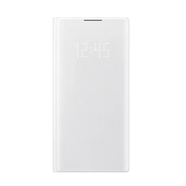 White samsung светодиодный смарт-чехол для телефона чехол для samsung GALAXY Note10 Note 10 Plus Тонкий флип-чехол - Цвет: White