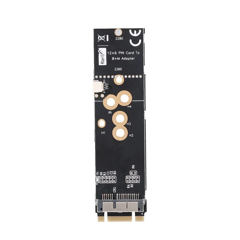 

M.2 NVME SSD Adapter Card Connector Converter for BCM94360CD BCM94331CD BCM94360CS BCM943602CS BCM94360CS2 BCM943224PCI-EBT2