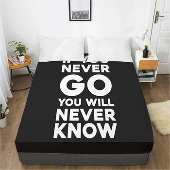 

1PC Fitted Sheets Mattress Cover With Elastic Band 3D Bed Sheet Linens 135x200 160x200 Bed Sheet Customize any size design