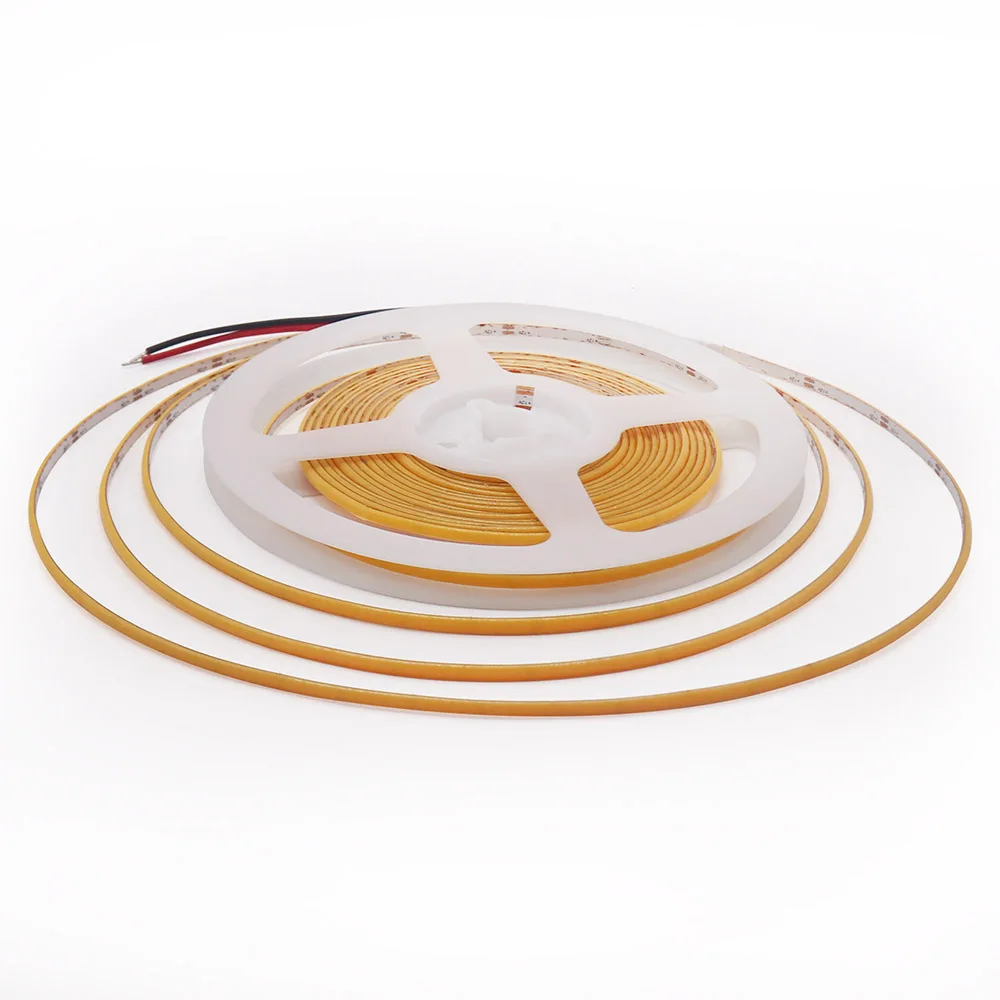 Fosingut Blu COB Striscia LED Camera, 5v 3m 480LED/m USB Luci LED