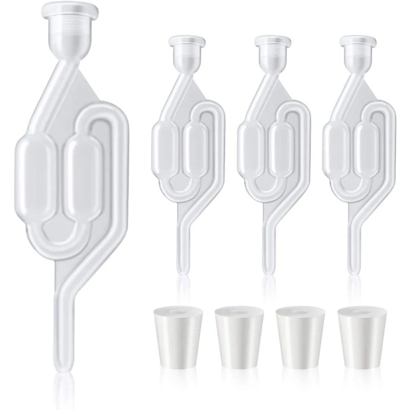 Брожение Airlock, пивоварение Airlock вино Airlock пиво Airlock с резиновой фиксатор Airlock пробки Airlock с двойным пузырем Airlock для