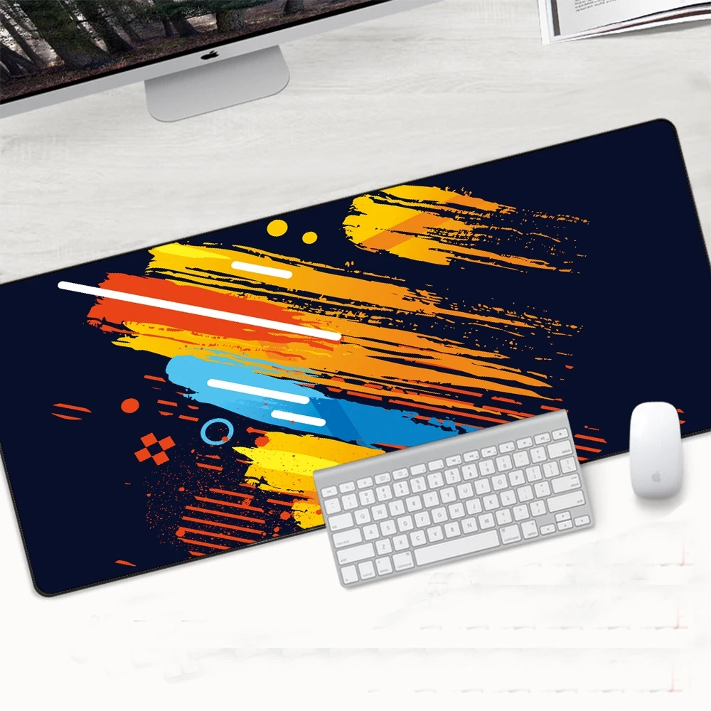 900x400x2 мм Коврик для компьютерной мыши с художественным принтом XL игровой коврик