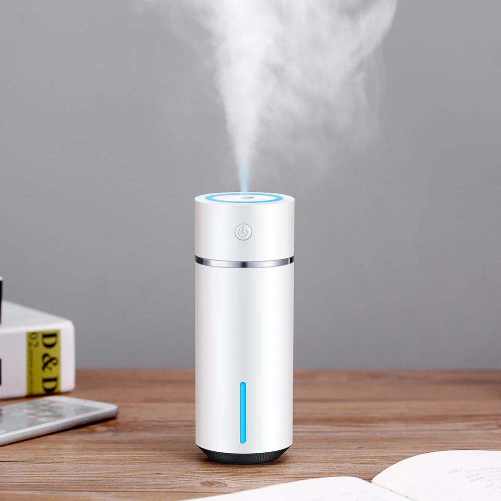 

240ML Air Humidifier Mini Aromatherapy Essential Oil Ultrasonic Diffuser With 7 Color Night Light Aromatherapy Car Humidifier