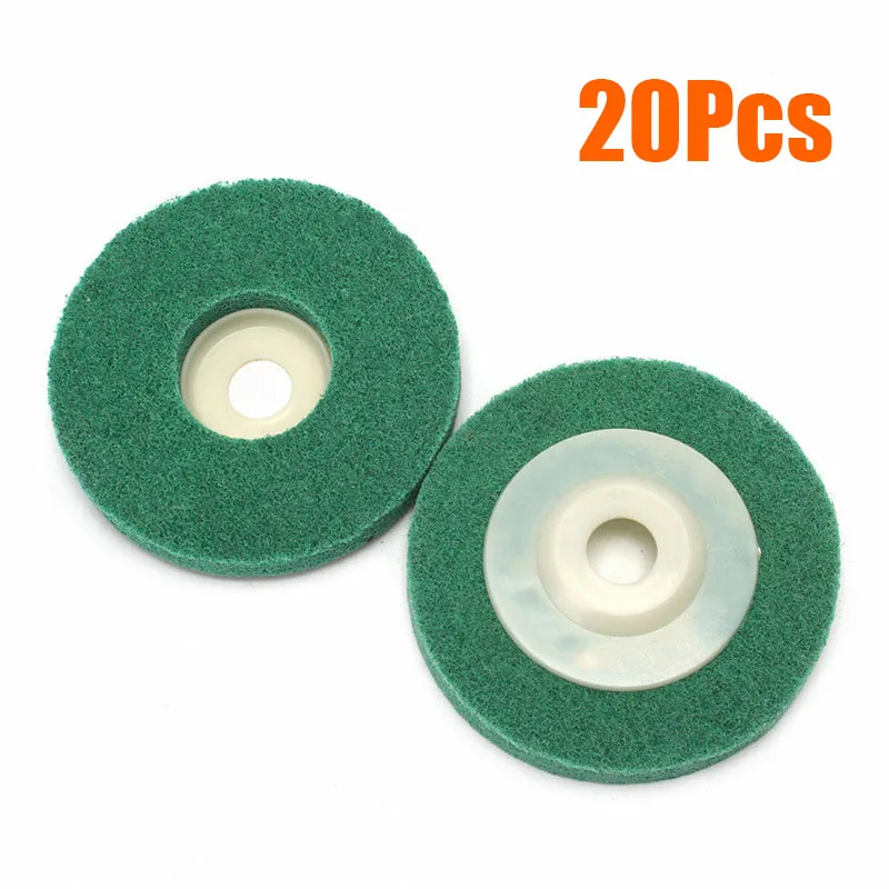 

Metalworking Grinding 4 Inch Nylon Polishing Wheels Bowl Abrasive Discs 20Pcs Polishing Part Set