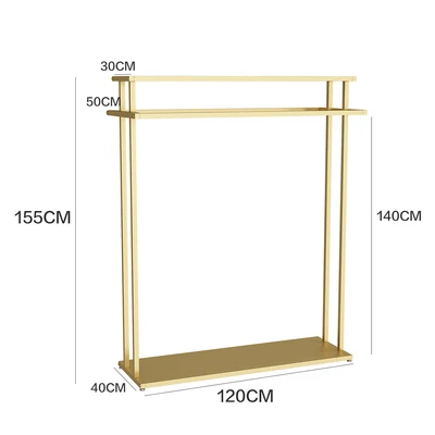 Металлические вешалки для одежды вешалка для одежды тканевая подставка - Цвет: 120cm  wide style 2