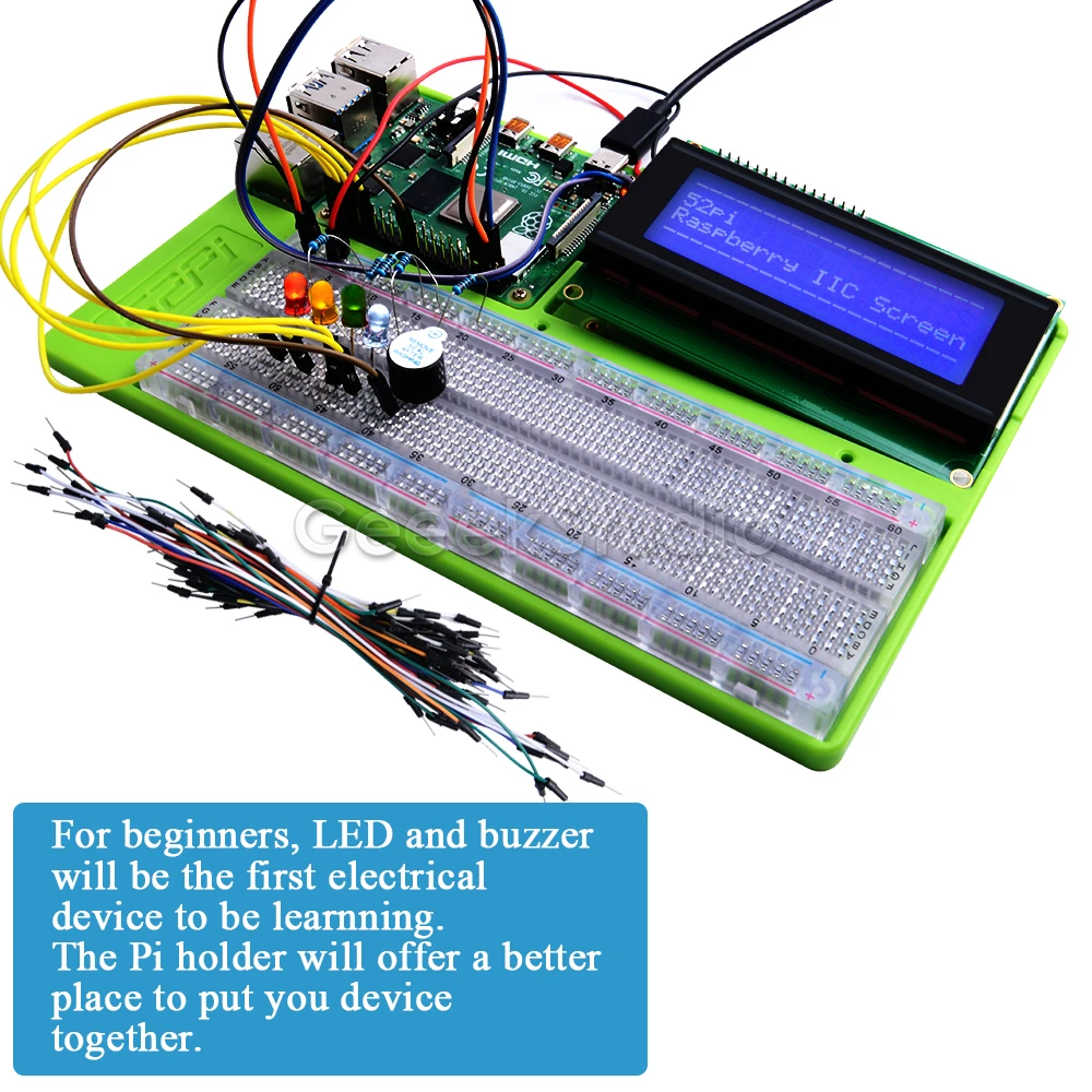 Макетная платформа для экспериментов ABS макетная плата Raspberry Pi 4B / 3B + 2B B Zero/W Mega