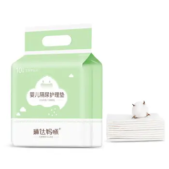 

10 Disposable Diaper Pad Baby Care Pad Disposable Diaper Paper Pad Diaper Pad Baby Absorbent Waterproof Diaper Replacement Pad